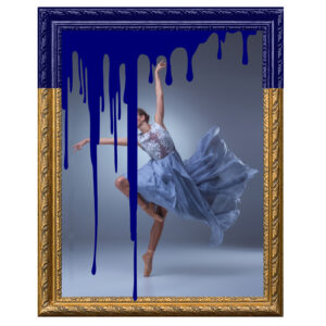 רקדנית בלט כחול